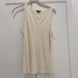 Theory Ivory Silk Shell